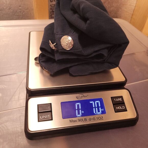 Veronica Beard Top Small Blue Meg Petrol Pima Cotton NWT - Picture 12 of 12